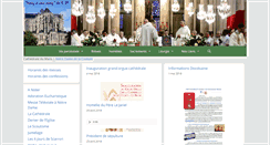 Desktop Screenshot of cathedraledumans.fr
